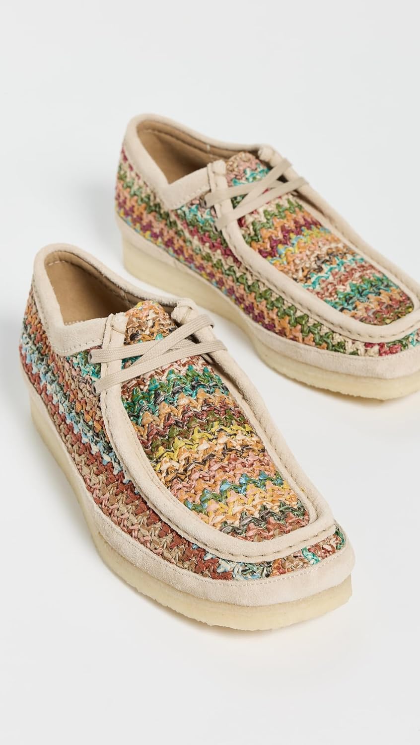 Мужские кроссовки Wallabee от Clarks, мультиколор — фото 4