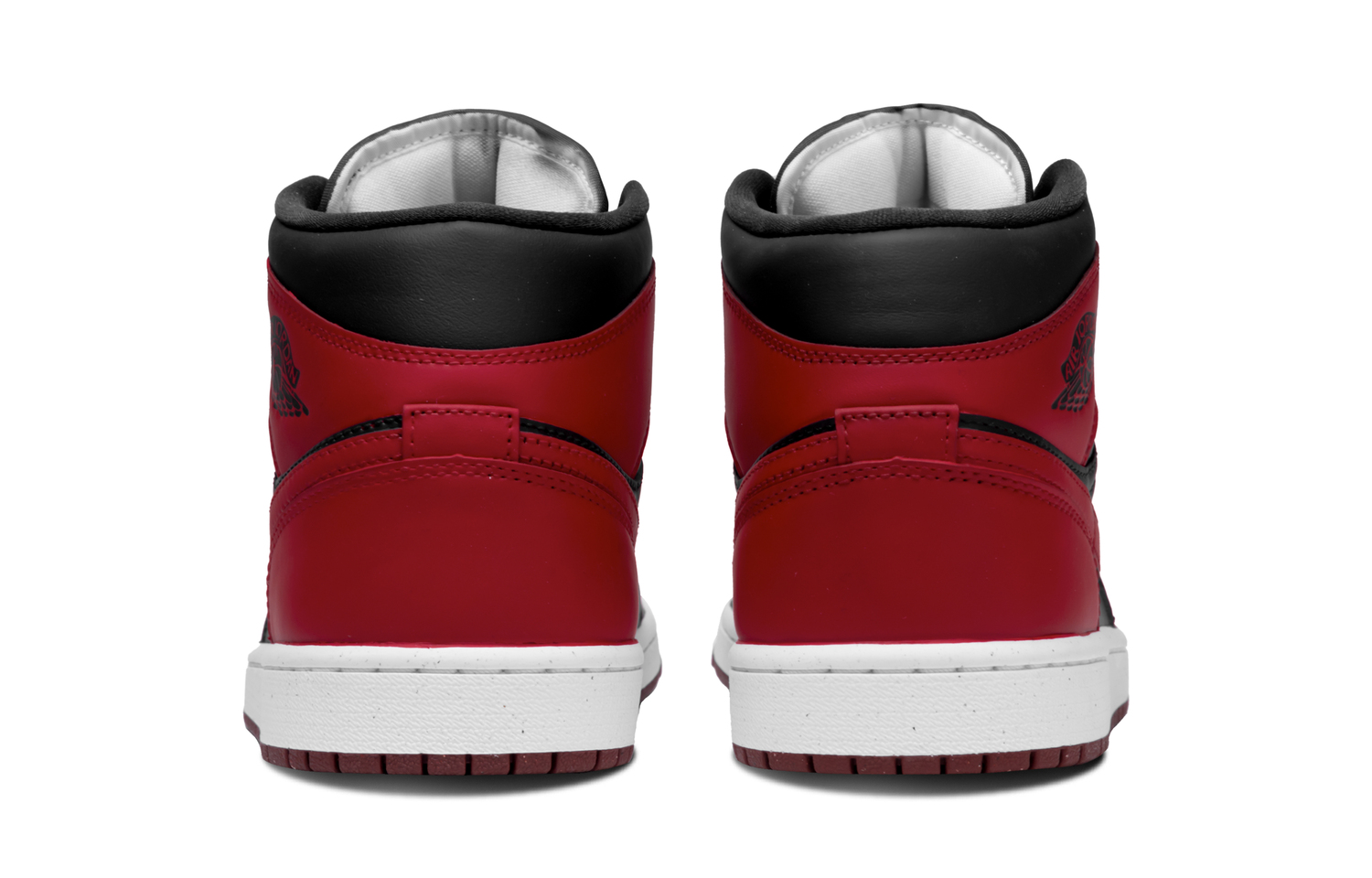 Jordan Кроссовки Air 1 Dark Flame Knight Mid top Vintage Unisex Black Red — фото 4