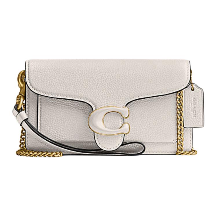 

Сумка через плечо Tabby Cow Leather женская белая COACH