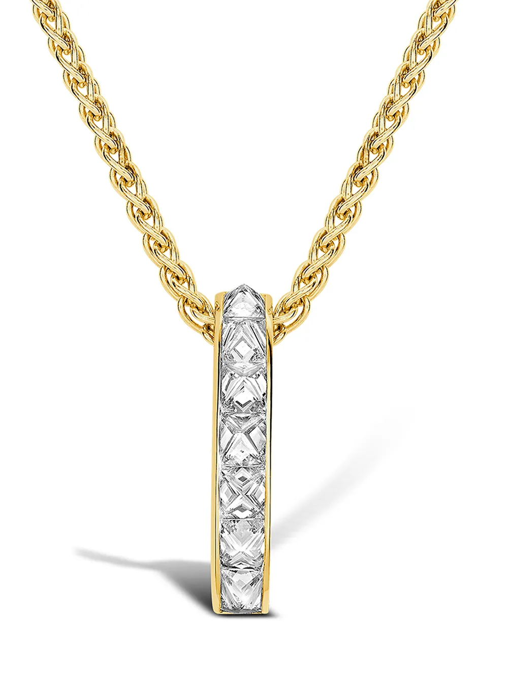

Колье Rockchic из желтого золота с бриллиантами Pragnell, золотой