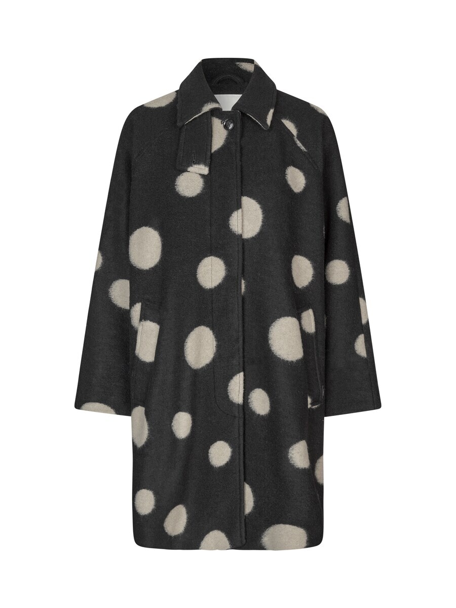 

Шерстяное пальто Masai Between-Seasons Coat MaTunila, черный