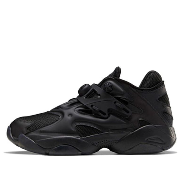 

Кроссовки pump court 'triple black' Reebok, черный
