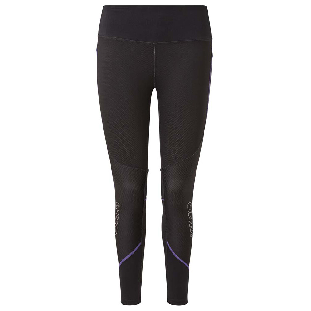 

Колготки для бега Omm Women's Flash Winter, цвет Black/Purple