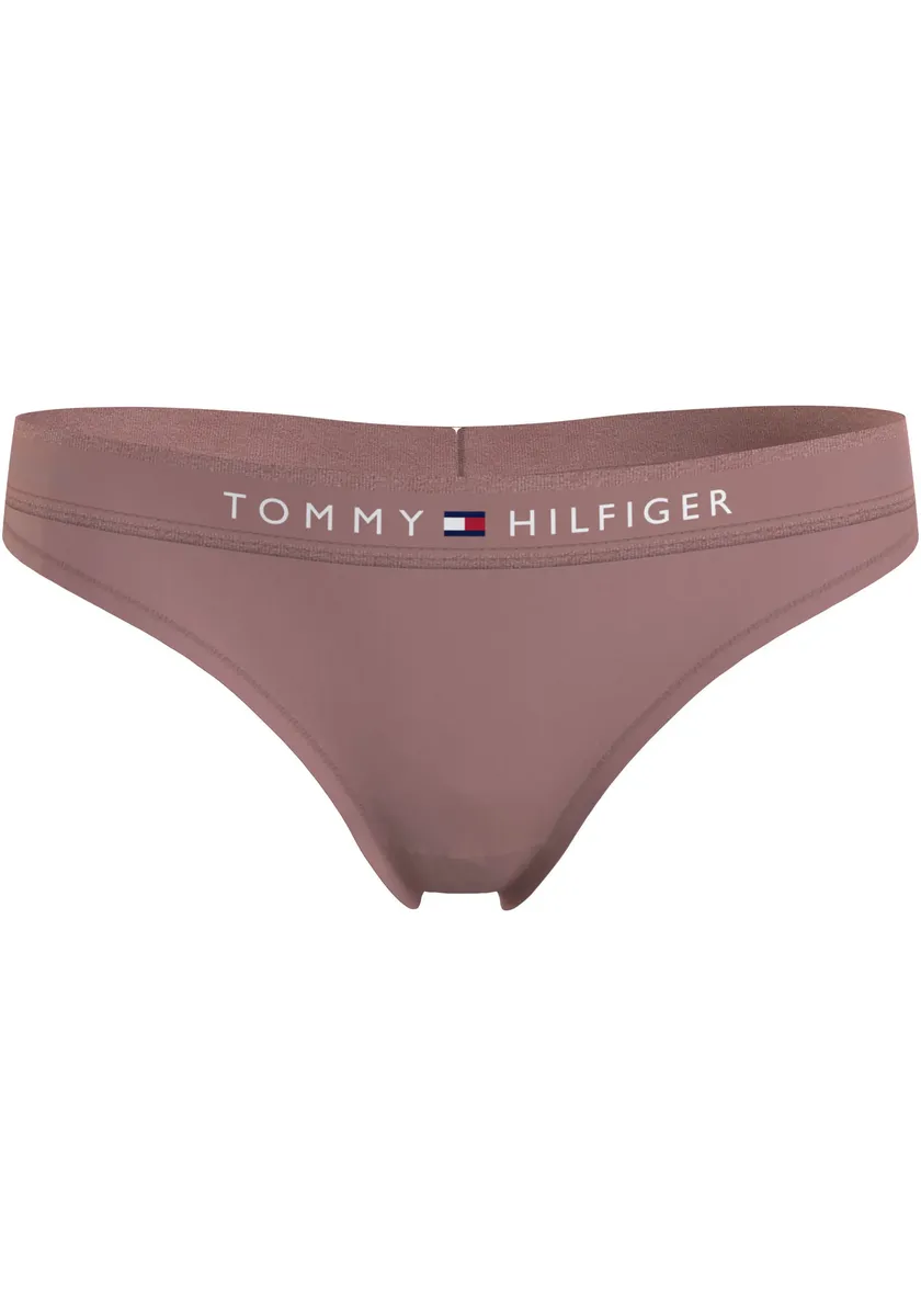 

Трусы Tommy Hilfiger Underwear "THONG (EXT SIZES)" с поясом с логотипом Tommy Hilfiger, цвет Teaberry Blossom