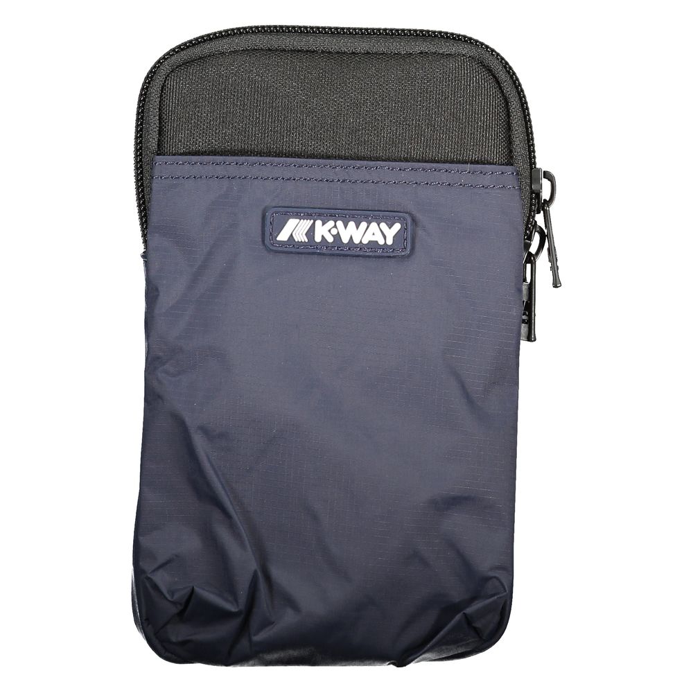 

Синяя сумка через плечо из полиэстера K-Way, Blue
