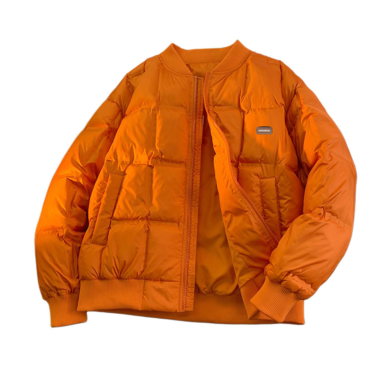 

Пуховик Unisex Baseball Collar Thickened Padded Puffer WARRIOR, vibrant оранжевый