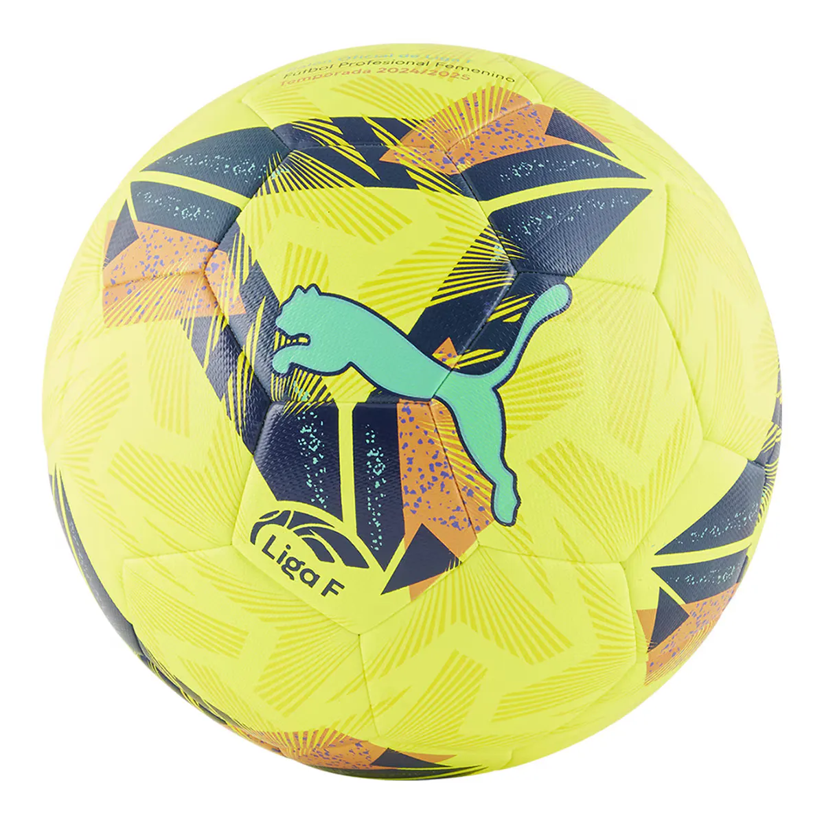 

Футбольный мяч Puma Orbita Liga F Hybrid 2024-2025, желтый