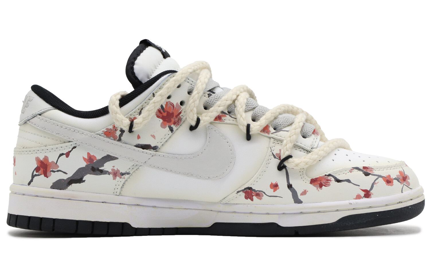 

Кроссовки Nike Dunk Skateboard Shoes Men Low-Top Black Red White