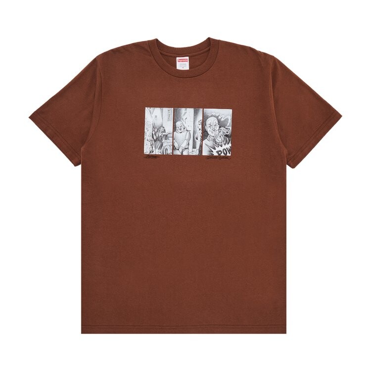 

Футболка Supreme Mister Cartoon Pow Tee, коричневый