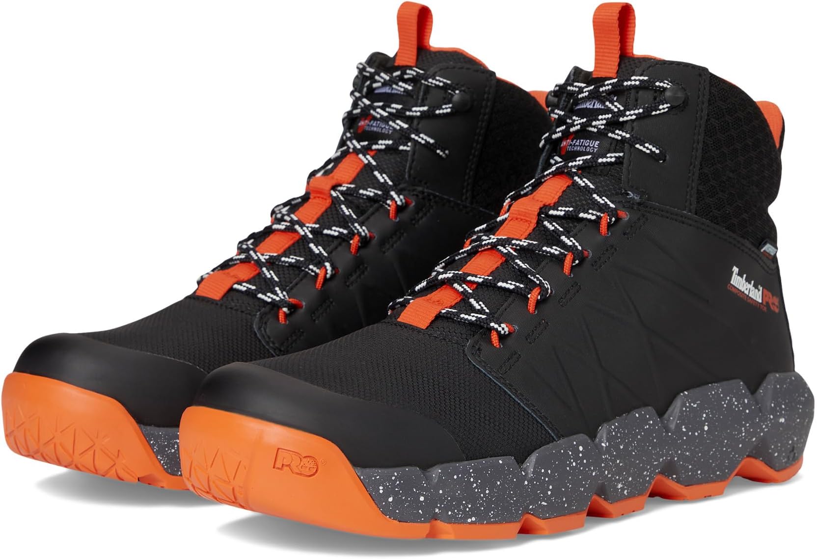

Ботинки Timberland PRO Morphix 6" Composite Safety Toe Waterproof, цвет Black/Orange