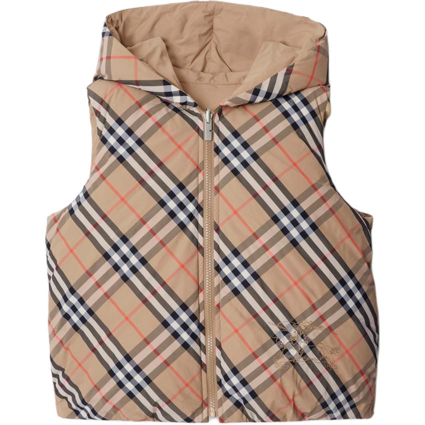 

Детский пуховый жилет Burberry, Sand