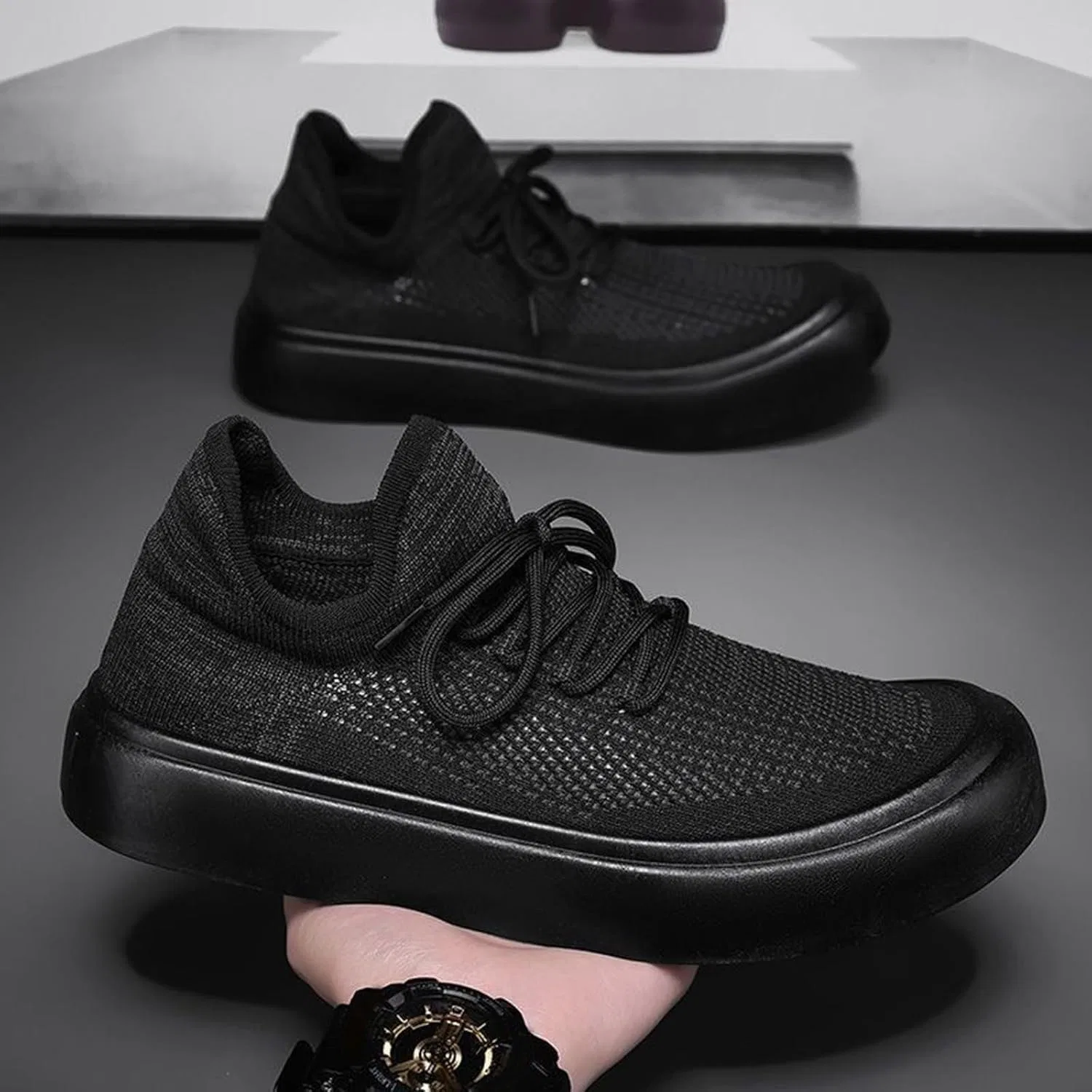 Туфли-лоферы Steel Toe Loafers, Black — фото 3