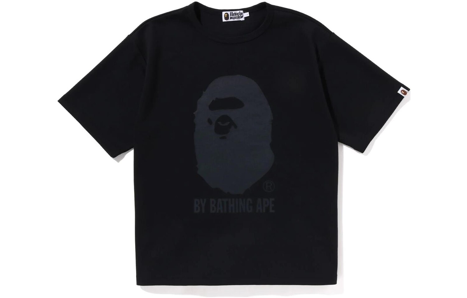 

Футболка свободного кроя BAPE Double Knit Ape Head A Bathing Ape, синий