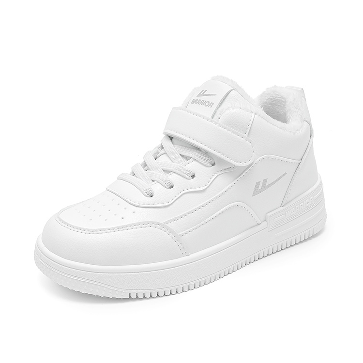 Кроссовки для скейтбординга Mid top детские WARRIOR, белый — фото 3