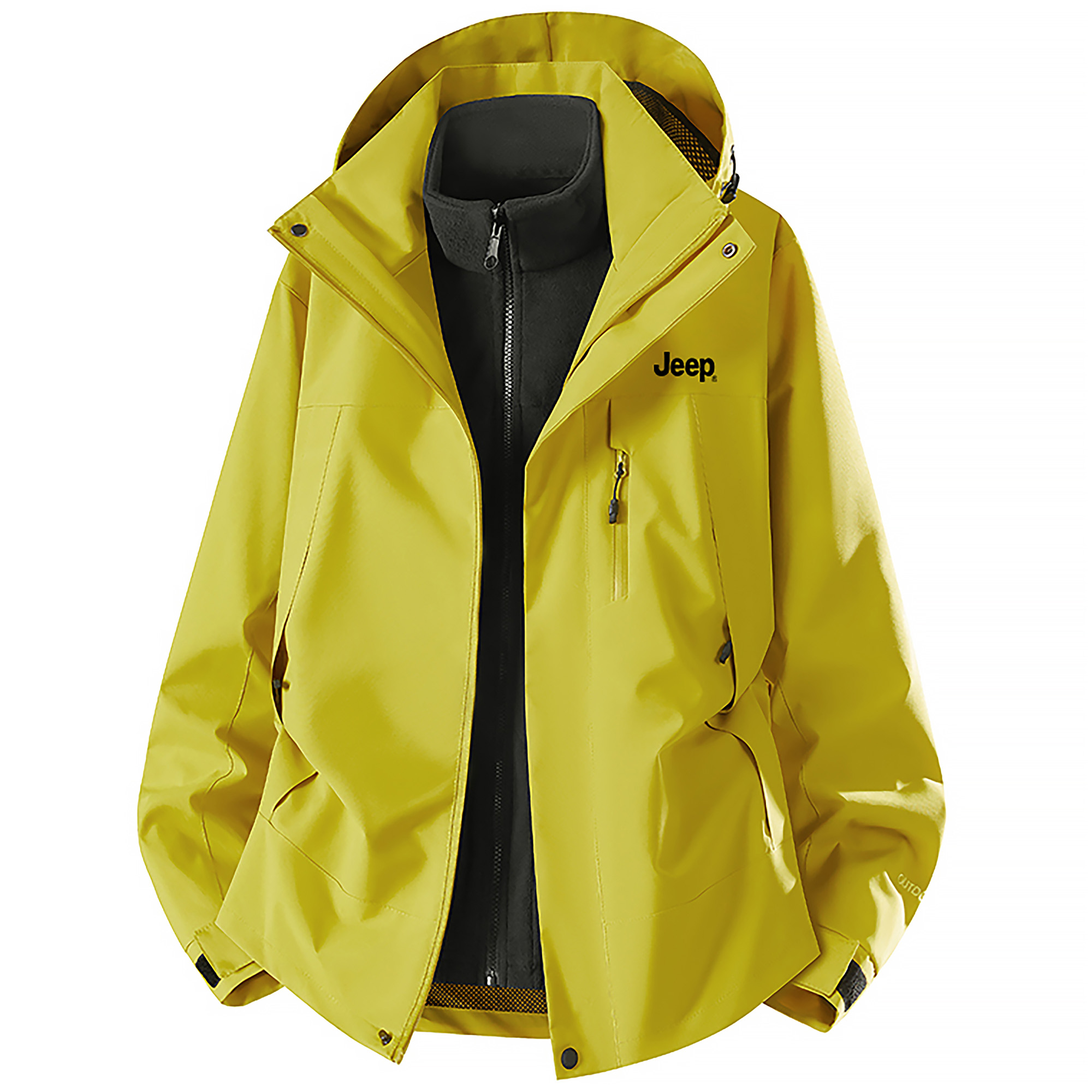 

Куртка Leisure Collection унисекс Jeep, neon зеленый[fleece liner+shell set/men's women's suggestion: size small one size]