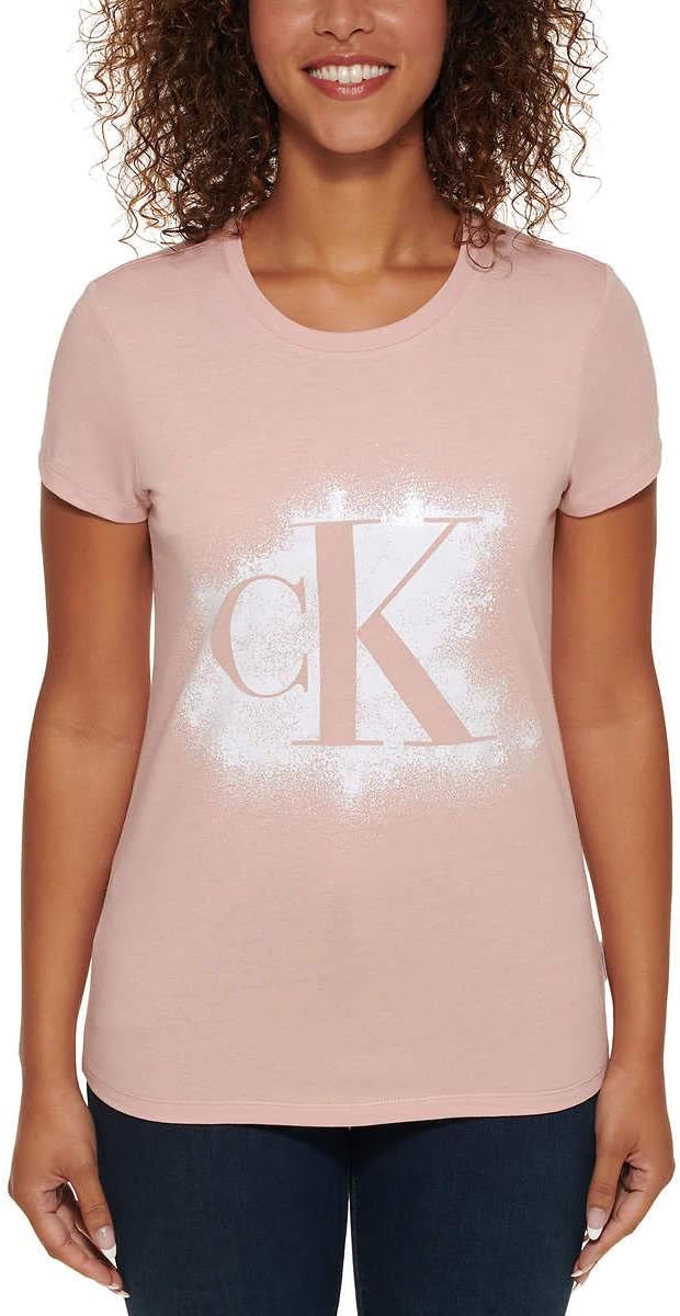 

Женская футболка с круглым вырезом и логотипом Calvin Klein Jeans | Женские летние топы с графическим принтом | Женские топы с коротким рукавом, Pink, Розовый, Женская футболка с круглым вырезом и логотипом Calvin Klein Jeans | Женские летние топы с графи