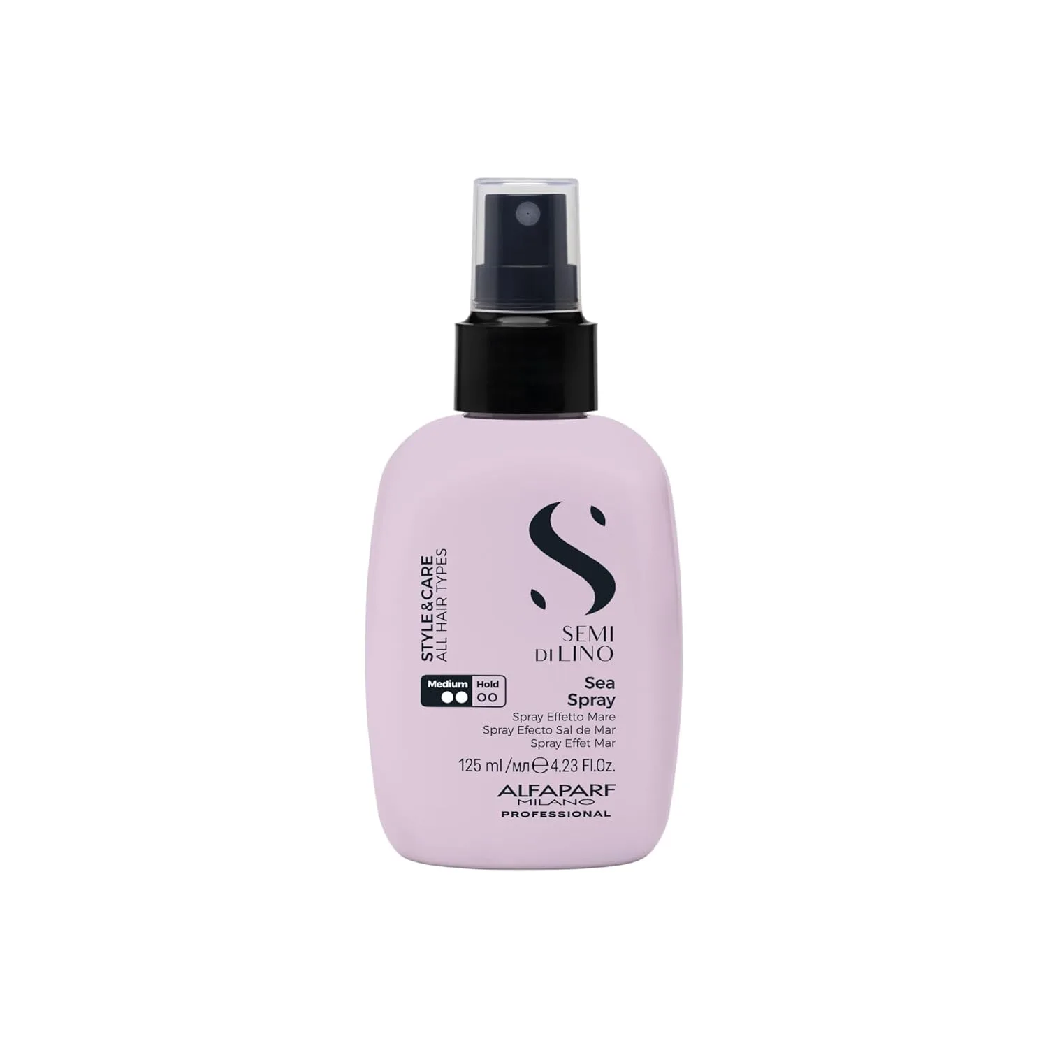 Alfaparf Milano Semi di Lino Style & Care Sea Spray - Средняя фиксация - Солевой спрей для всех типов волос - Термозащита (125 мл)