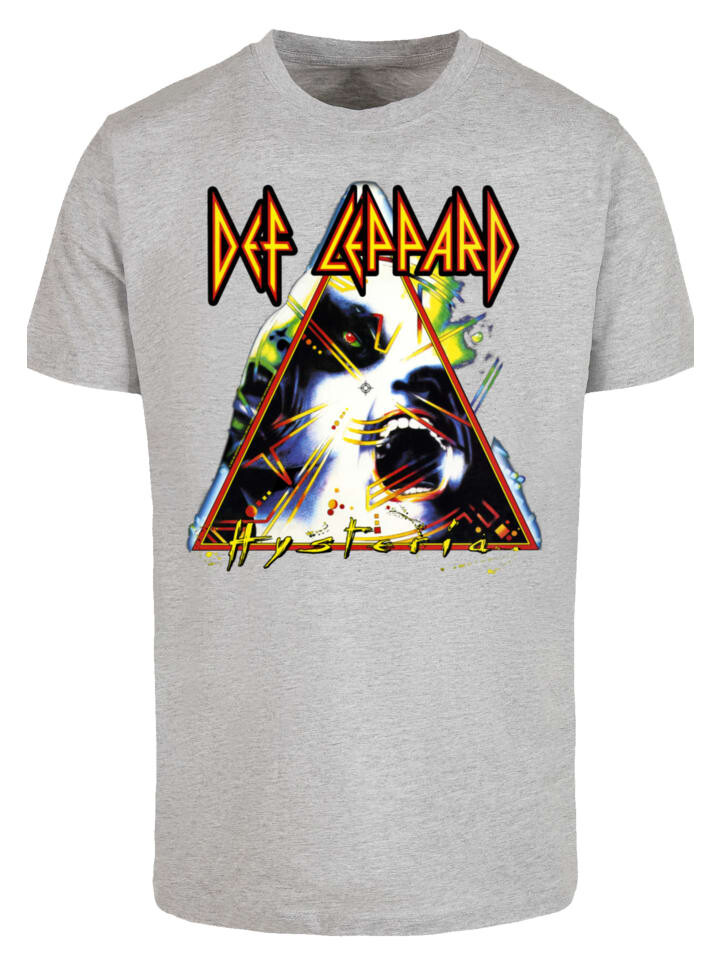 

Футболка F4NT4STIC T-Shirt Def Leppard Hysteria, пятнистый серый