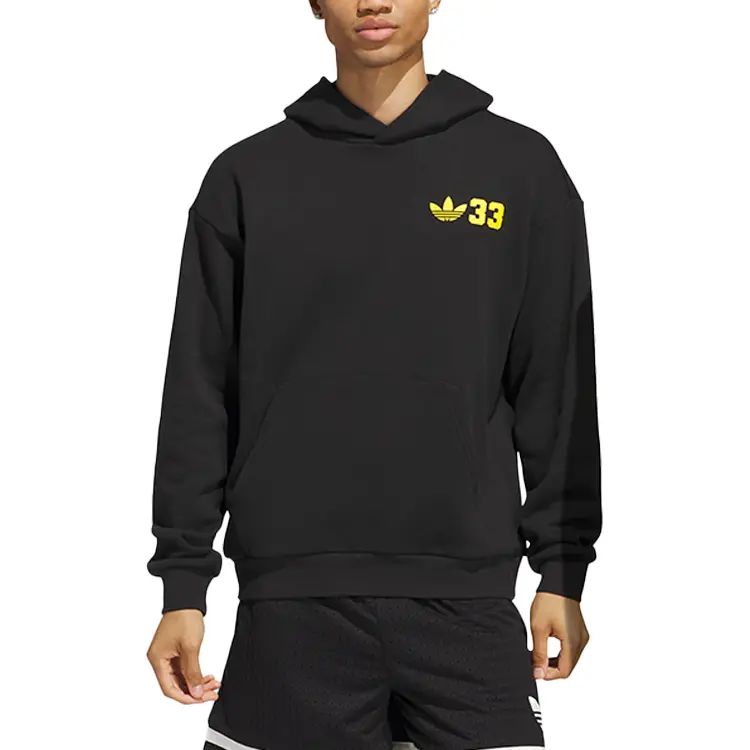 Adidas Originals Свитшот Unisex Black/Sunlight Yellow — фото 4