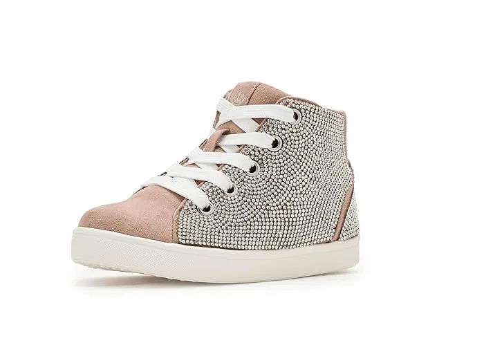 Кроссовки высокие с кристаллами Kula Nina Kids, Alamo Tan