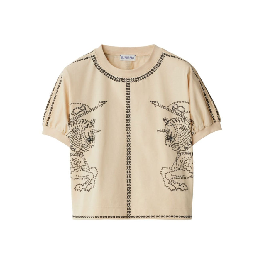 

Burberry Kids EKD Мотив Короткий Рукав Футболка, Calico