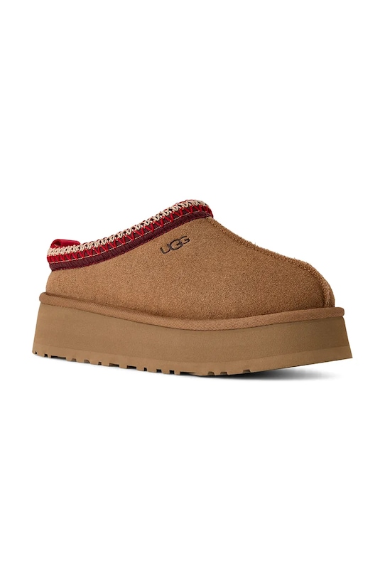 Угги домашние замшевые UGG Tazz II, коричневый — фото 2