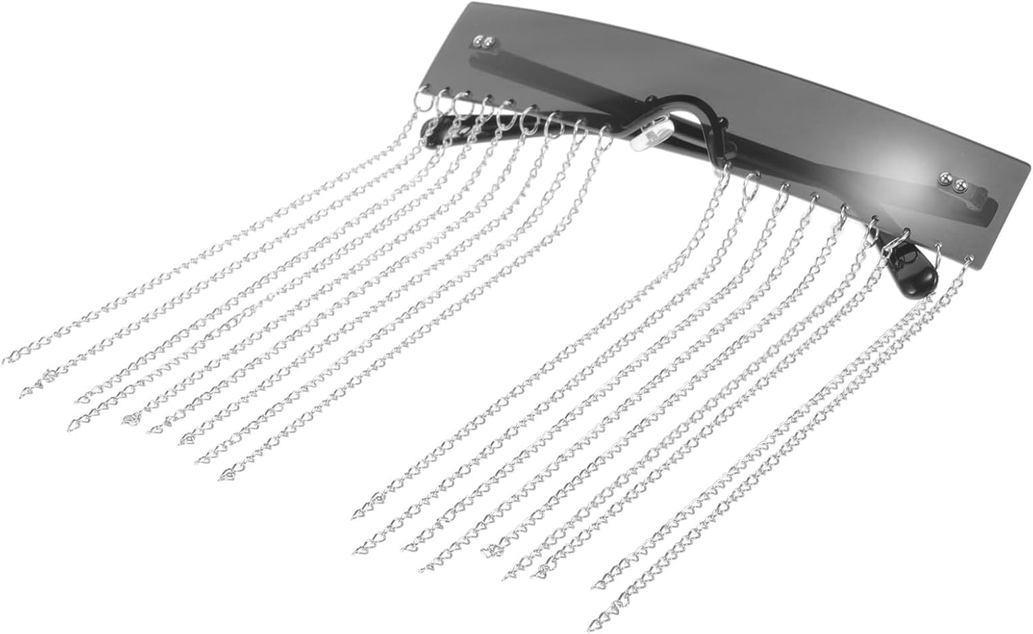 

Блестящие солнцезащитные очки с кисточками и цепочкой, украшенной стразами, для женщин, серые линзы, праздничные очки для взрослых, гламурные очки для сценических выступлений MAGICLULU, Multi