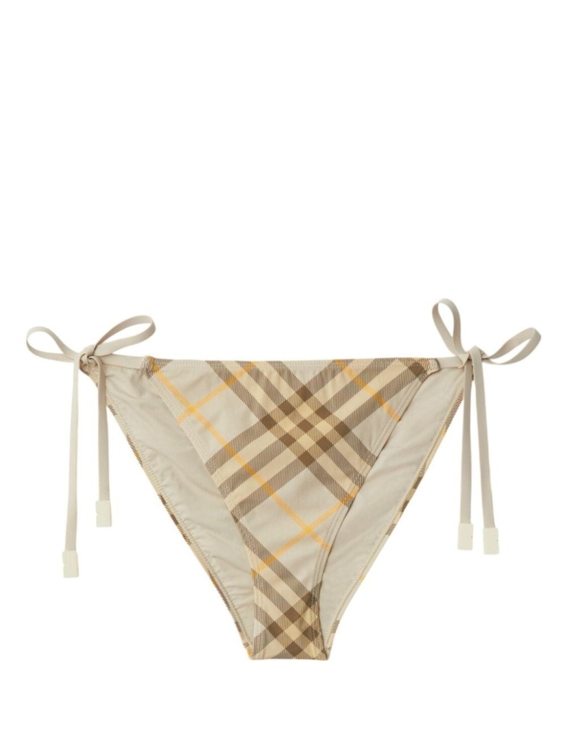 

Плавки бикини в клетку Burberry, бежевый