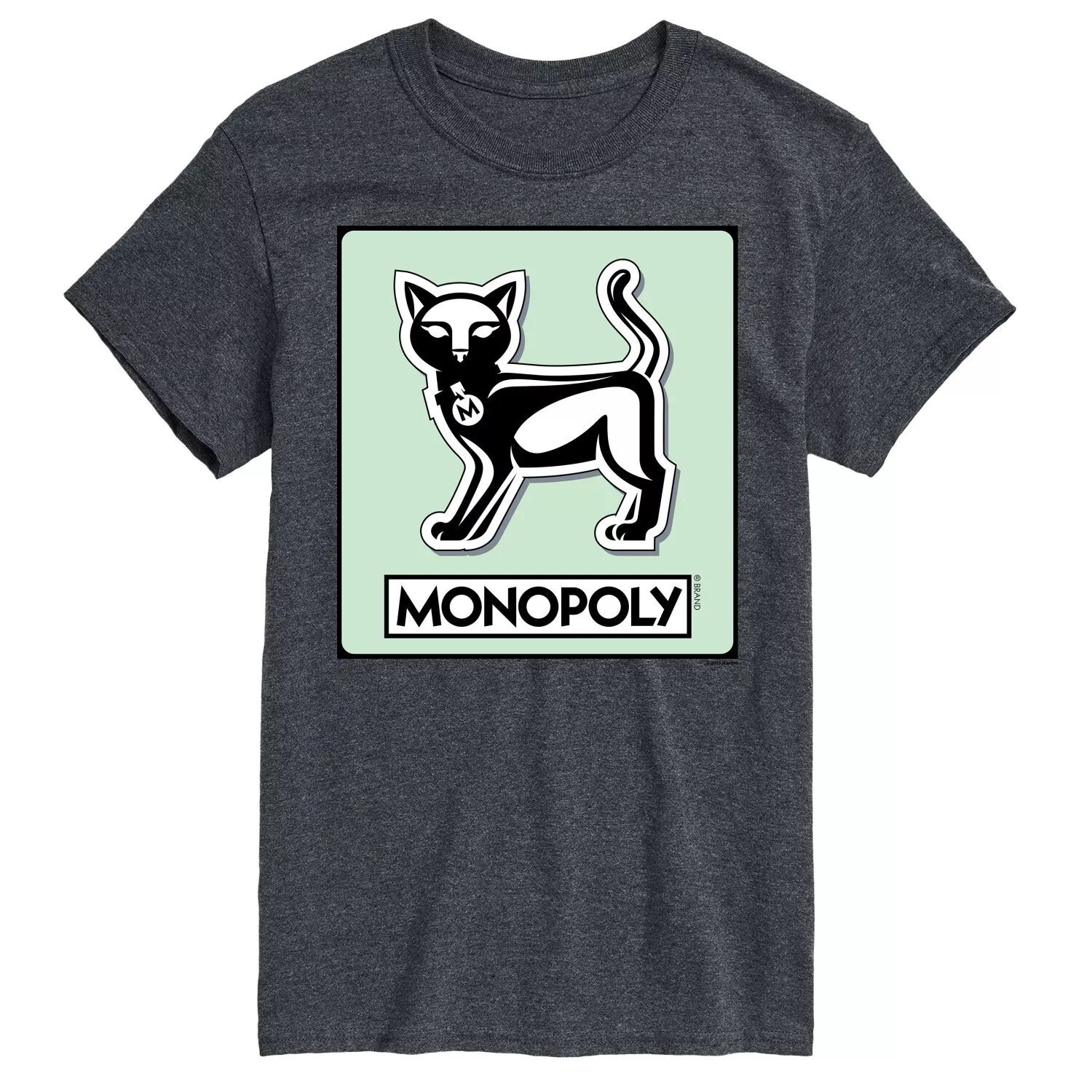 

Футболка с жетоном игры Big & Tall Monopoly Cat Licensed Character