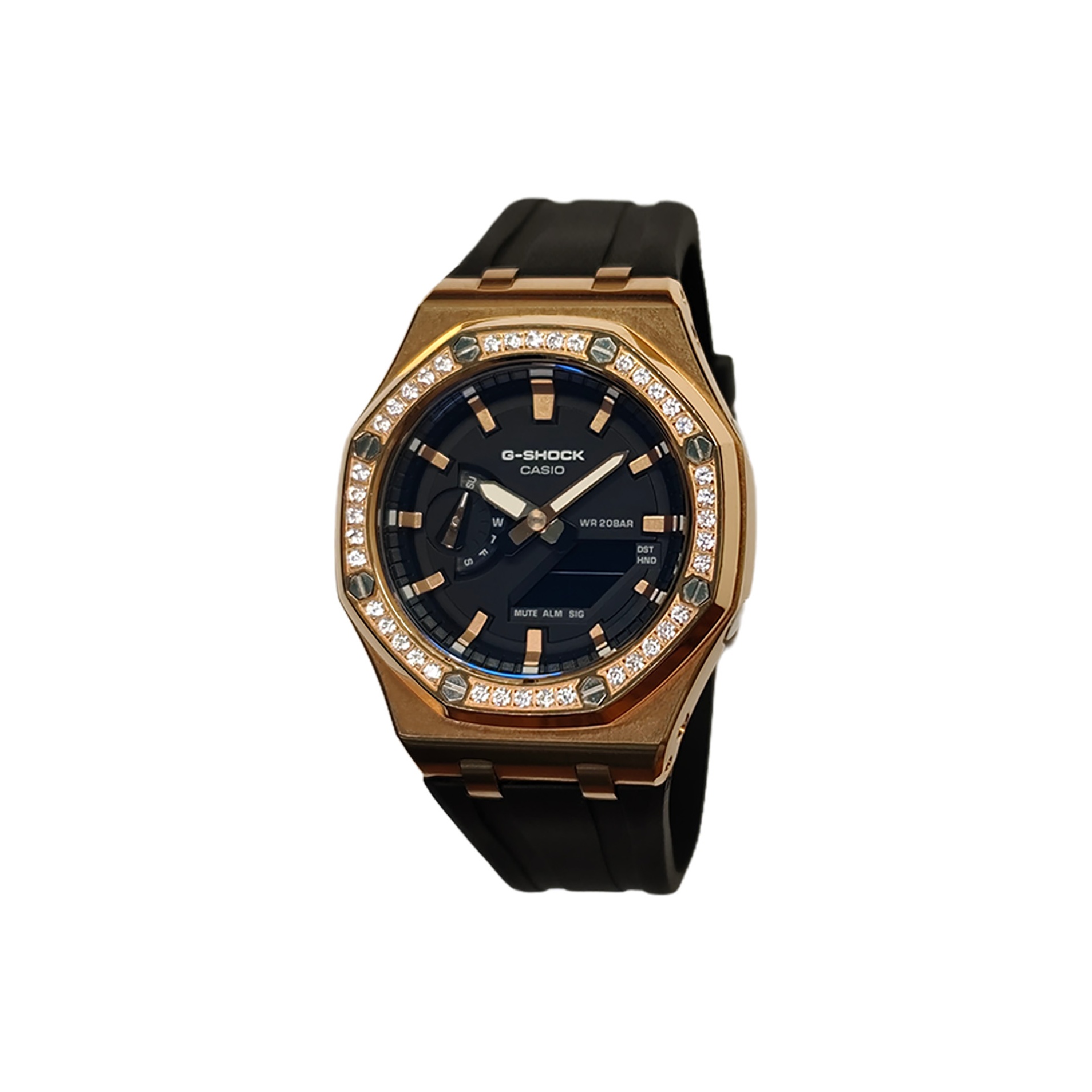 

CASIO Часы Retrofit Series Electronic Movement Fluoroelastomer Strap Watch Men's Watch Black Dial, Black Dial