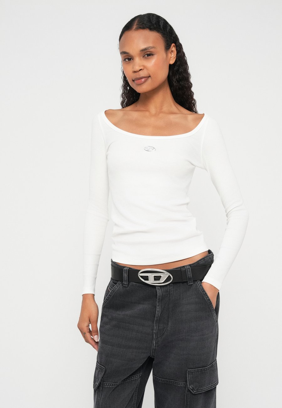Топ Diesel Long sleeved top, White — фото 4
