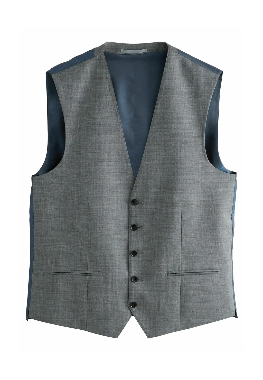 Жилет REGULAR FIT - SIGNATURE CERUTTI ITALIAN - Suit waistcoat Next, серый — фото 3
