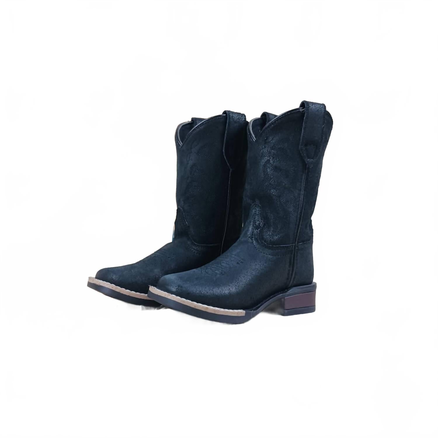 

Roper Детские ботинки Monterey Square Toe черного цвета