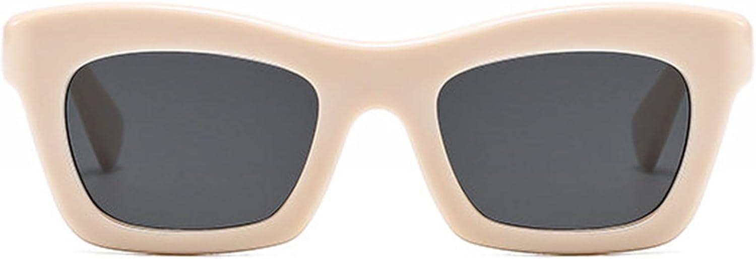 

Willochra Популярные модные женские квадратные солнцезащитные очки в стиле ретро 90-х с градиентом, защита от УФ-излучения UV400 Мужские трендовые пляжные узкие солнцезащитные очки, C2