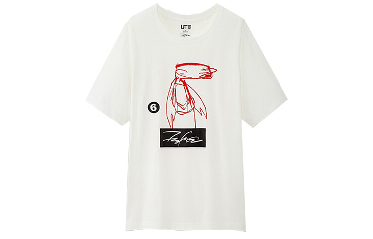 

Футболка унисекс белая Uniqlo, белый