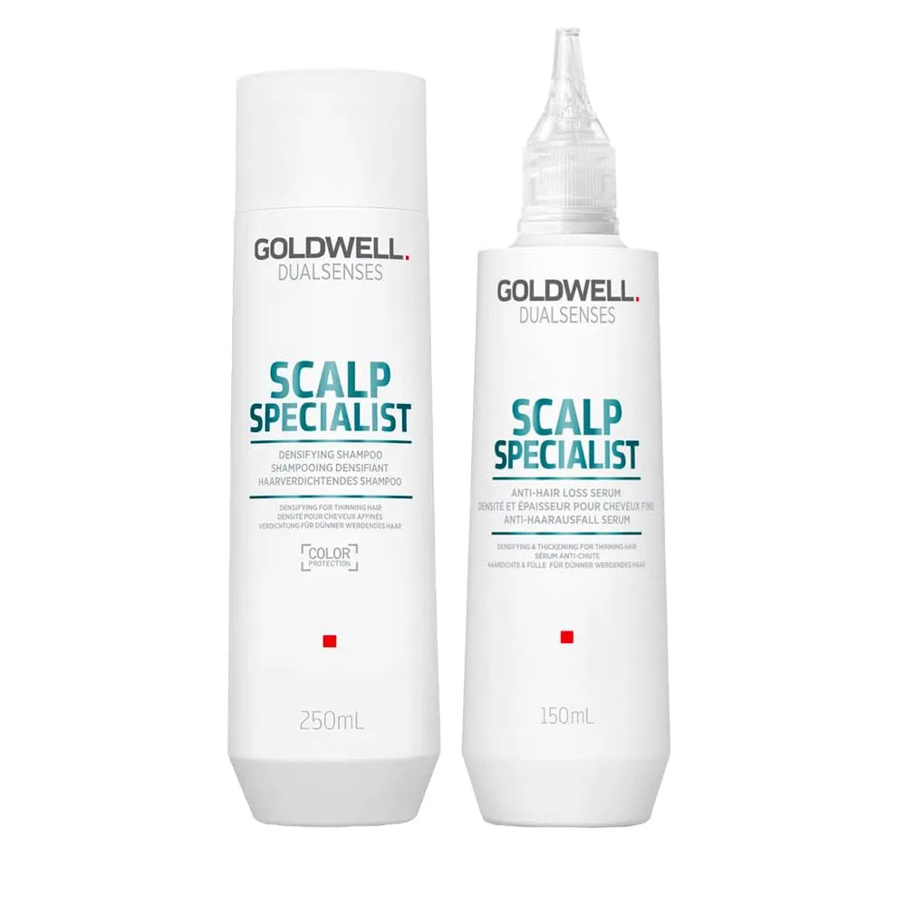 Шампунь Goldwell Scalp Specialist Densifying 250 мл и сыворотка Anti-Hairloss 150 мл Goldwell