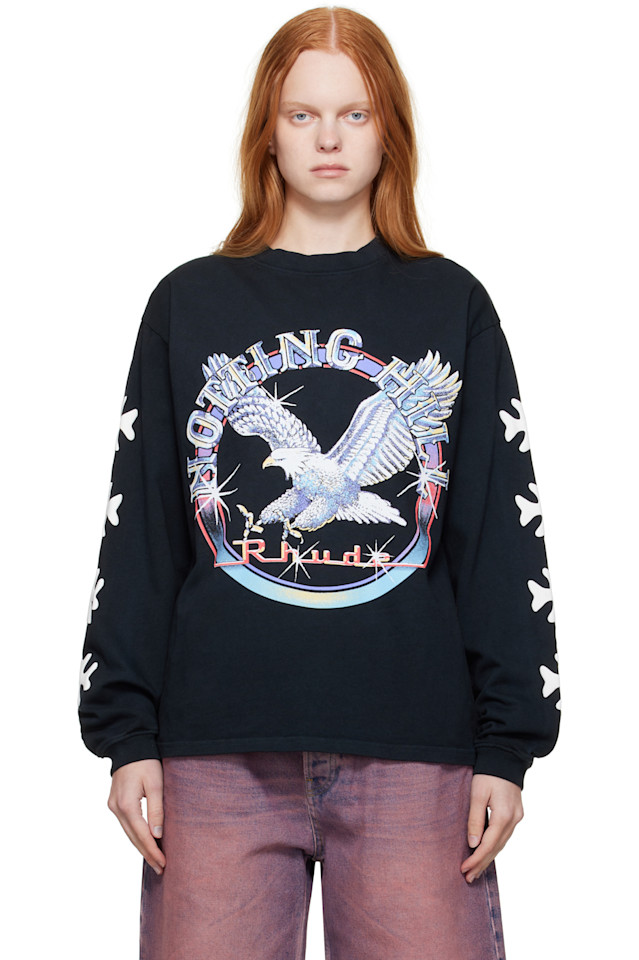 

Футболка Notting Hill Eagle LS Rhude, черный