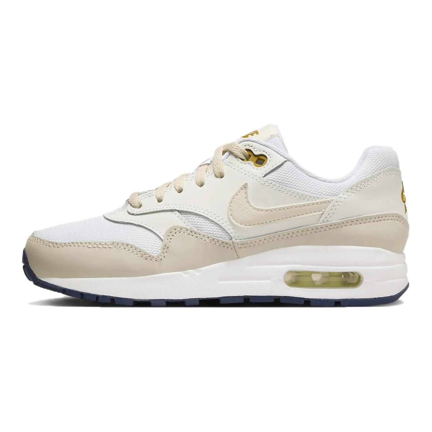 

Кроссовки Nike Air Max 1 GS 'White Bronzine', розовый