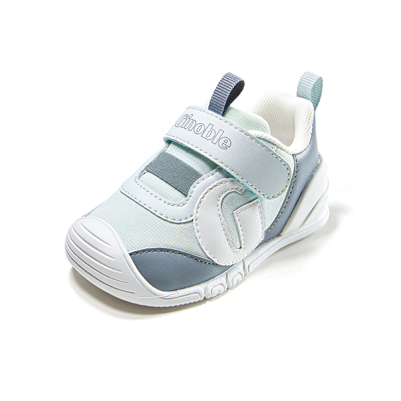 

Легкие амортизирующие сбалансированные низкие кроссовки для младенцев и малышей GINOBLE, синий/серый/белый