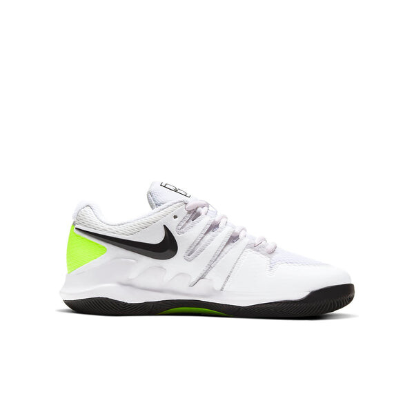 Кроссовки ourt jr. vapor x white/black/green Nike, черный — фото 2