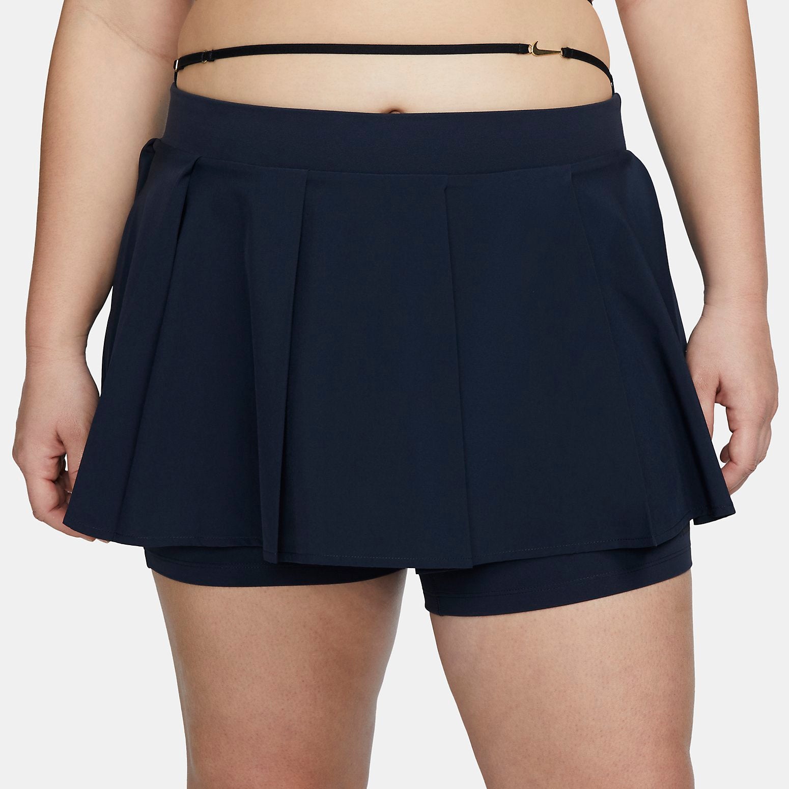 Платье (WMNS) Nike x Jacquemus Skirt 'Dark Obsidian' DN3235-475, черный — фото 2