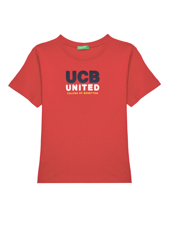 

Футболка обычного кроя 3I1XG10JO United Colors Of Benetton, красный