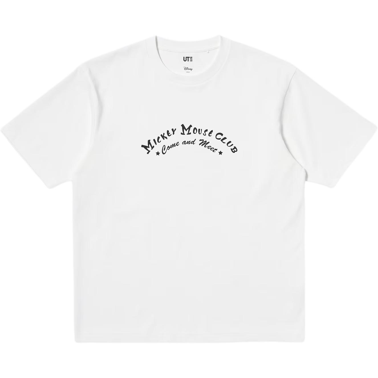 

Футболка Disney Co brand SS25 мужская UNIQLO, белый