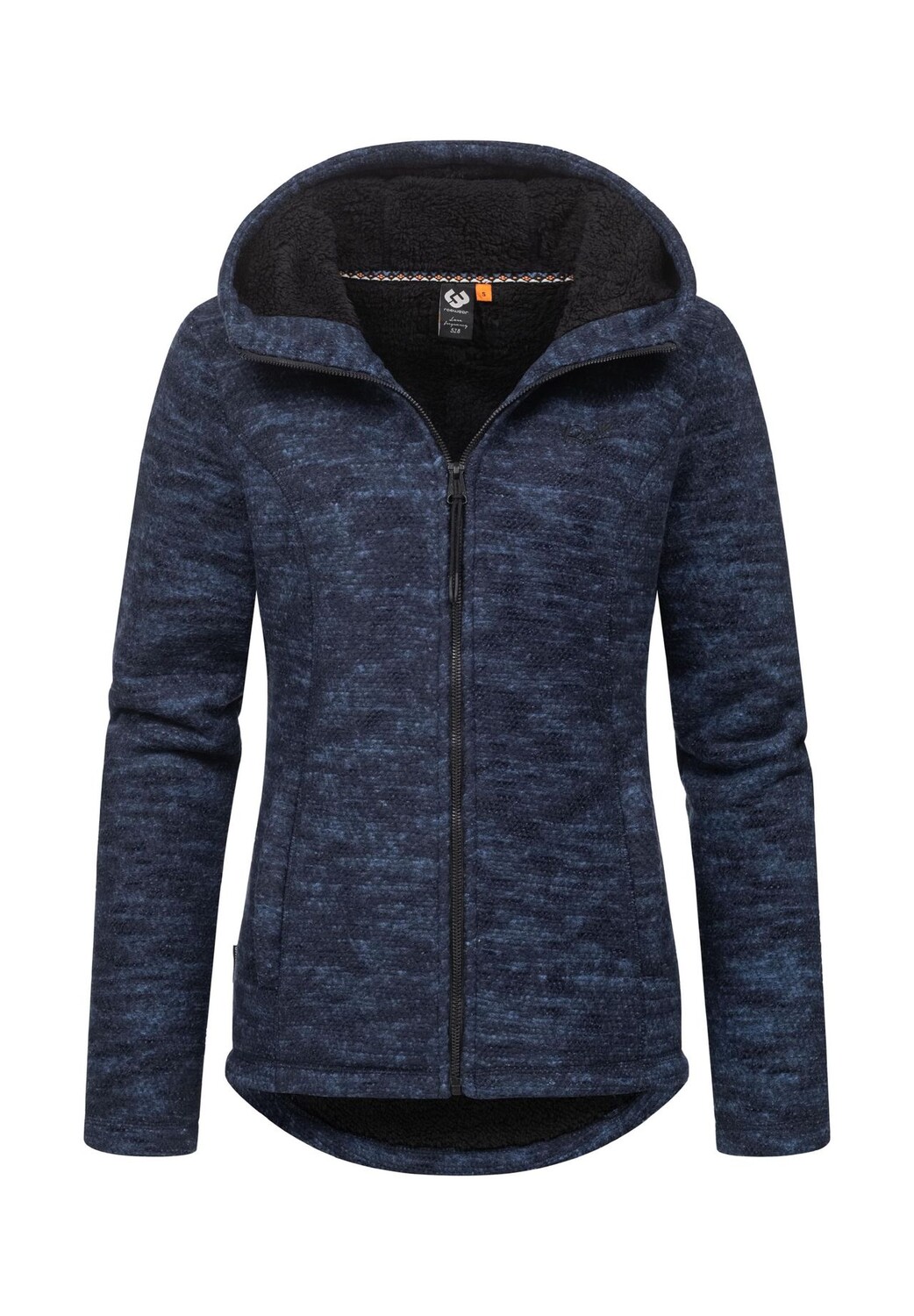 

Кардиган с капюшоном Лышка Меланж Ragwear, темно-синий