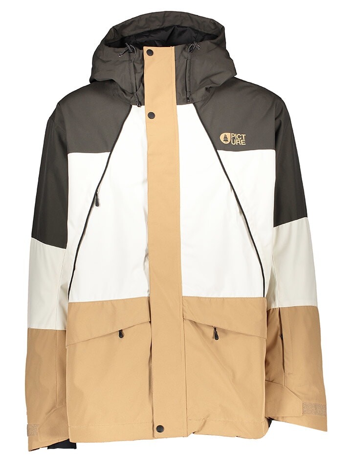 

Куртка для лыж и сноуборда PICTURE Ski-/ Snowboardjacke Kenko, цвет Braun/Weiß/Hellbraun