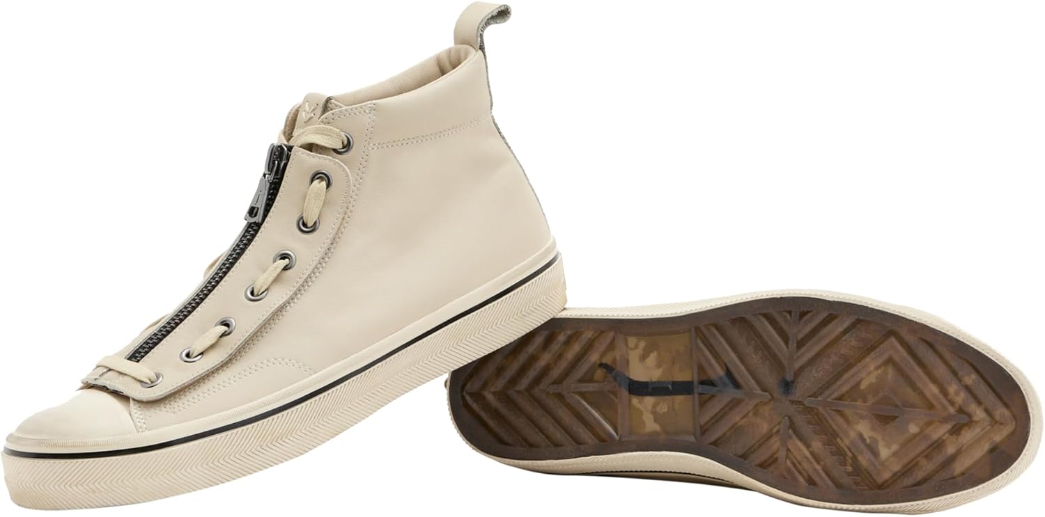 Мужские кроссовки John Varvatos 315 Vulc с молнией и средней посадкой, серый — фото 2