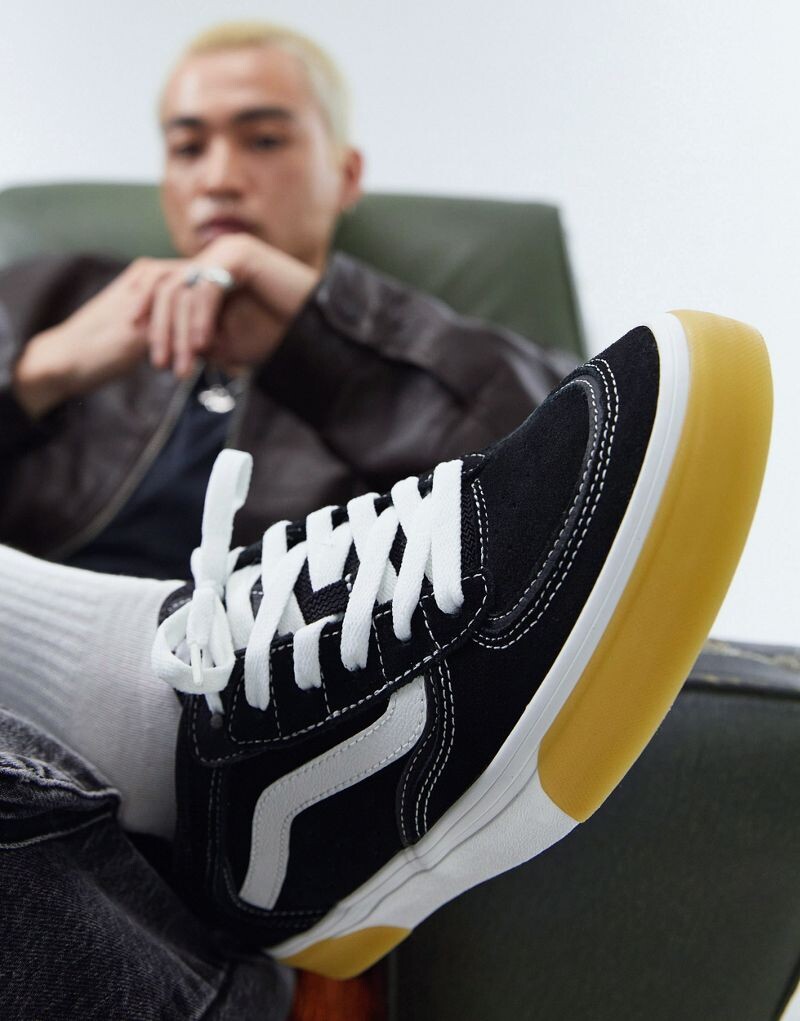 

Vans - Rowley Classic - Черные кроссовки на резиновой подошве, Черный, Vans - Rowley Classic - Черные кроссовки на резиновой подошве