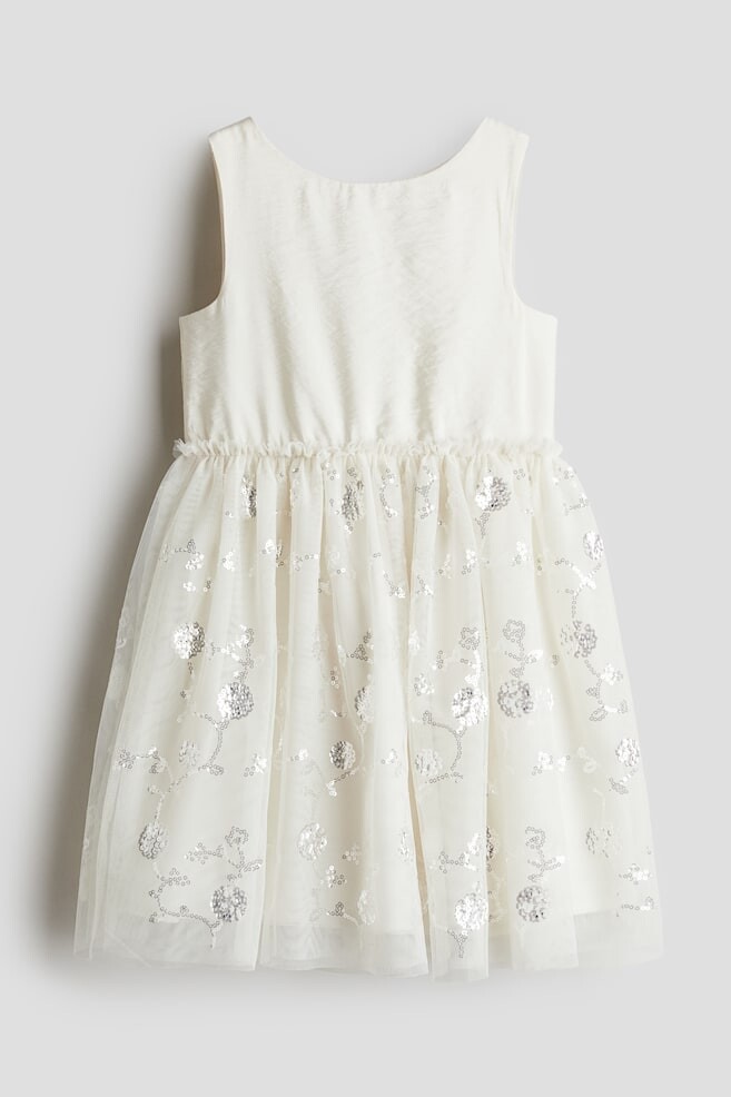 

Платье с юбкой из тюля H&M, белый