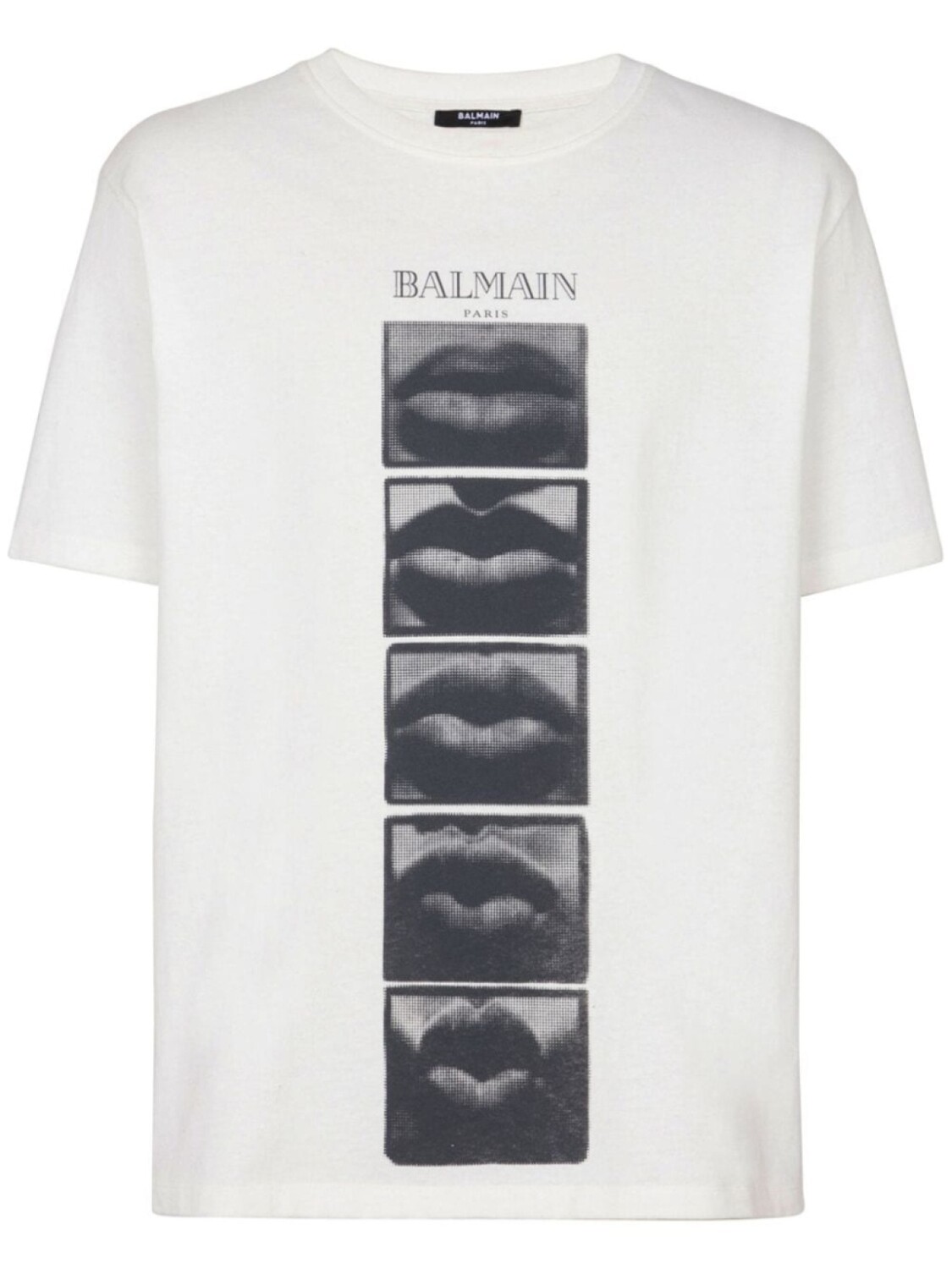 

Balmain футболка с принтом, белый
