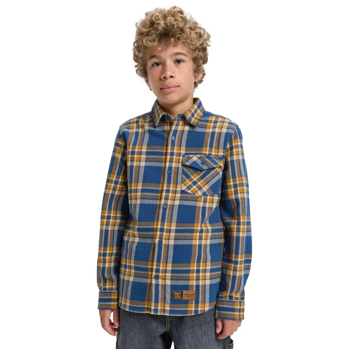 

Детская футболка Marshal Flannel DC Shoes, синий
